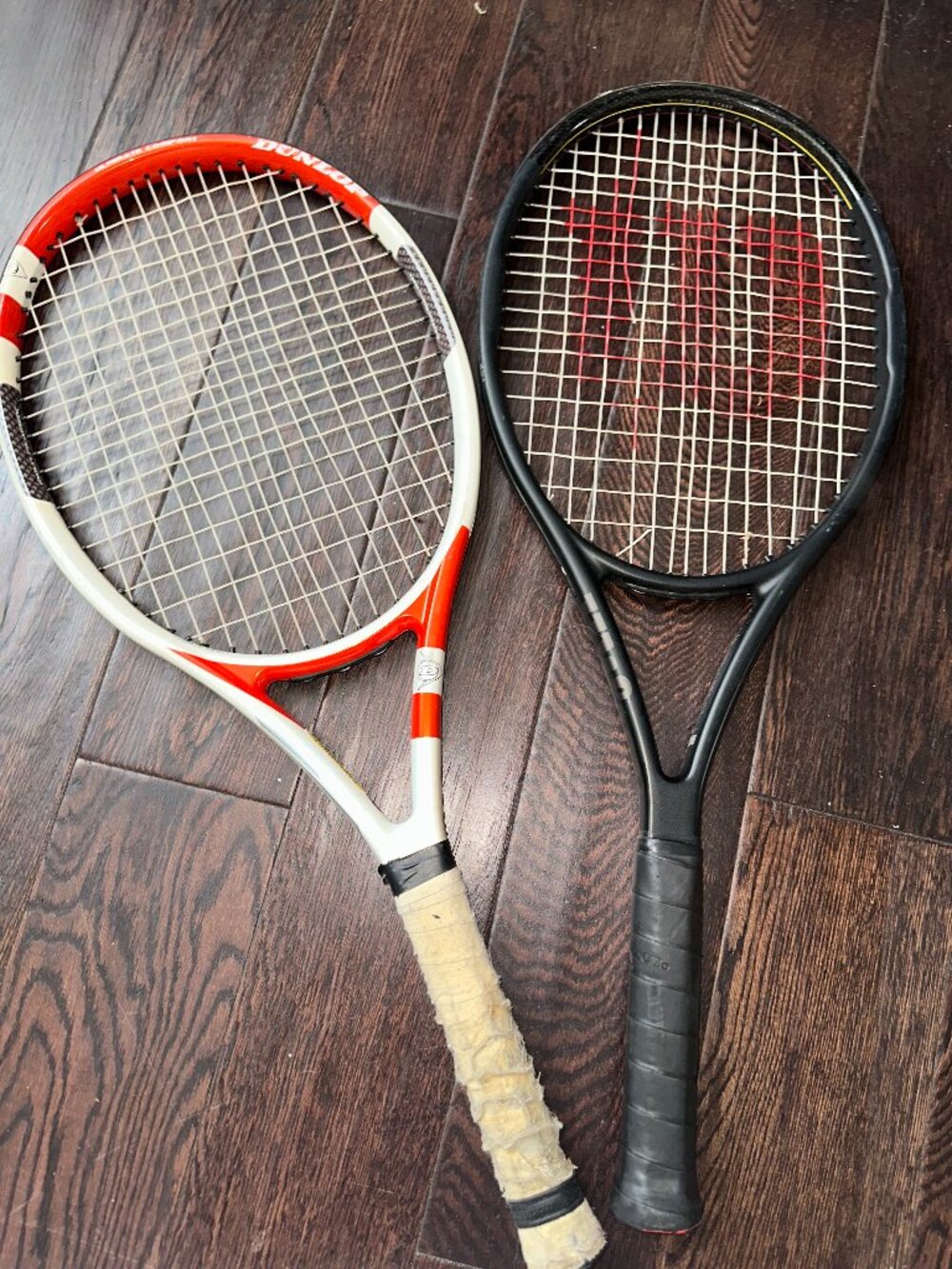 Wilson Pro Staff v13 Team & Dunlop Tennis Racket Bundle Set